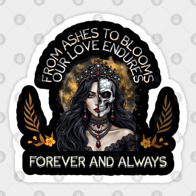 Half Beauty, Half Darkness: The Duality Within Sticker by Steve